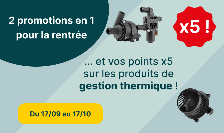 produits gestion thermique, vos points x5